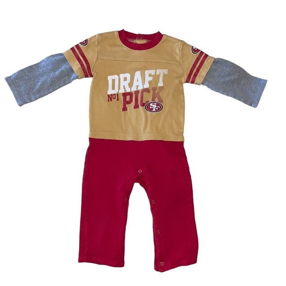 NFL San Francisco 49ers Toddler Romper | Size 18 Months | EUC - Picture 1 of 5